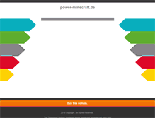 Tablet Screenshot of power-minecraft.de
